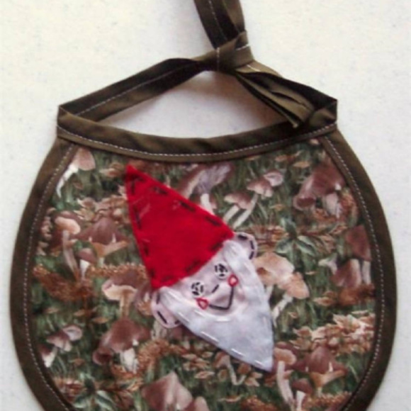 Baby BIB Custom Made NEW Vinyl & Cloth One Of A Ki - Picture 4 of 8